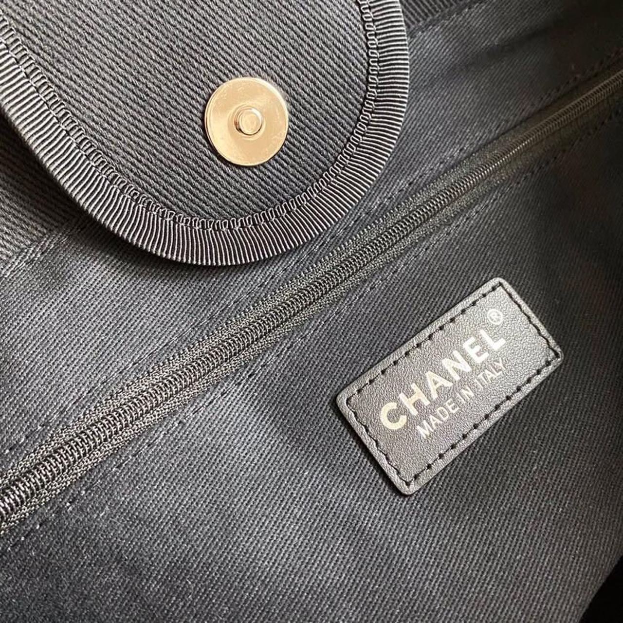 CHL Large Deauville Pearl Tote Bag Black For Women, Women’s Handbags, Shoulder Bags 15in/38cm A66941