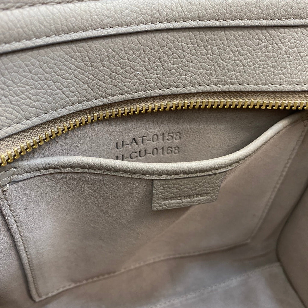 GLAMI Nano LuGucciage Bag In Drummed Light Brown For Women 8in/20cm 189243DRU.03UN