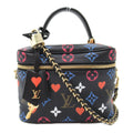 Louis Vuitton Louis Vuitton Vanity PM Shoulder Bag PVC Coated Canvas Gameon Monogram  Black M57482
