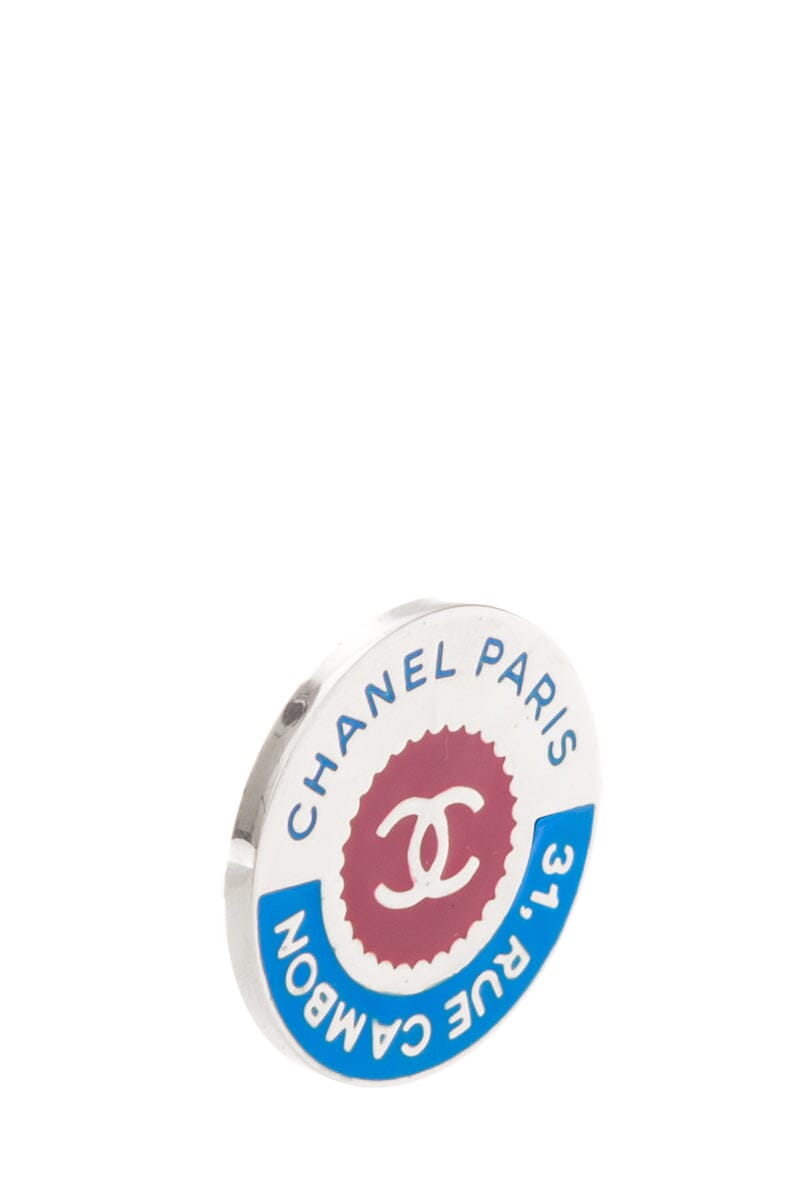 Chanel Cruise 2017  Red & Blue Brooch