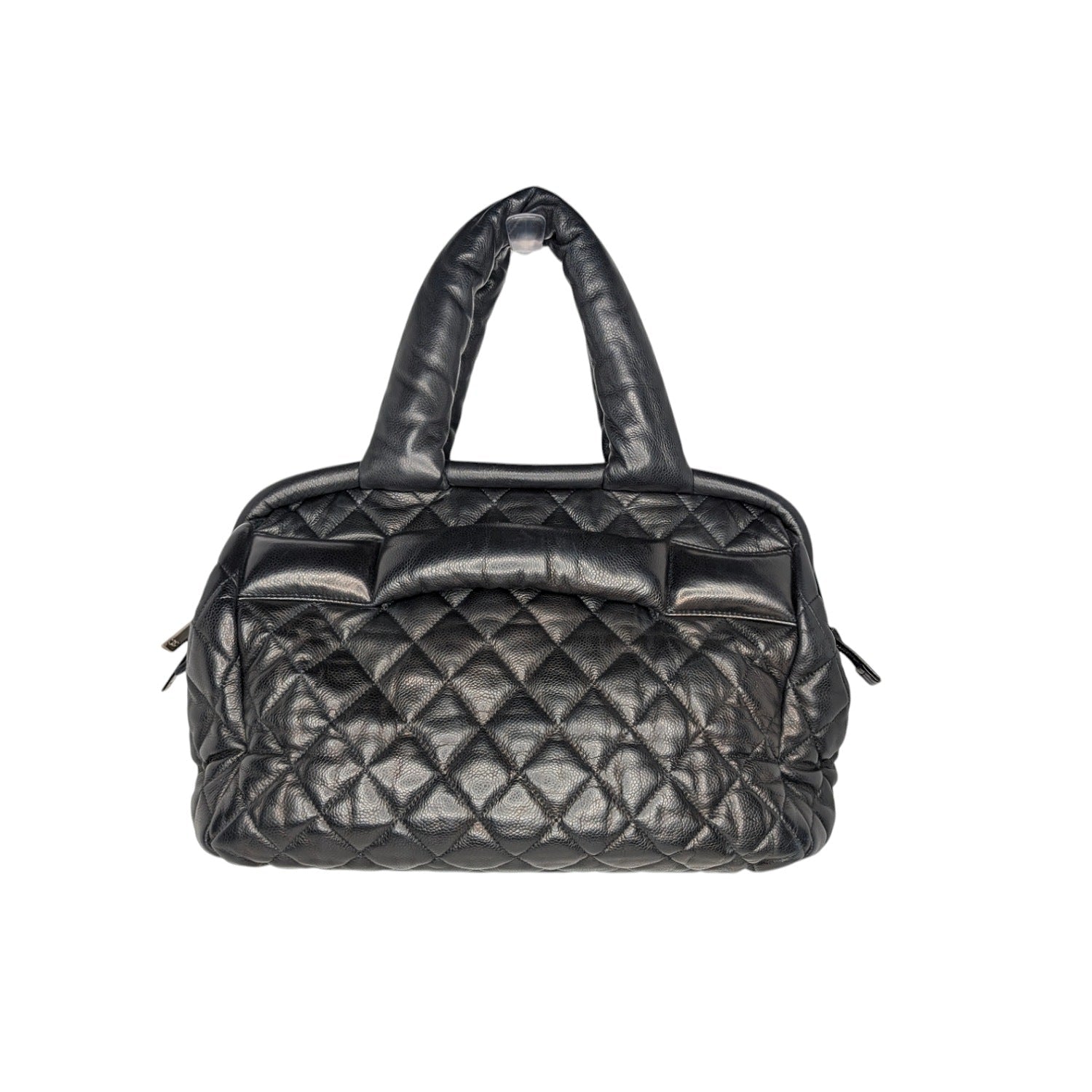 Chanel Vintage Caviar Leather Coco Cocoon Bowler Bag