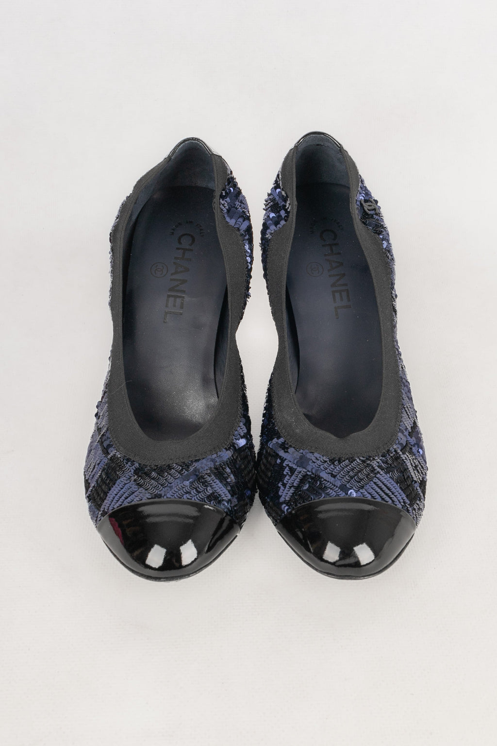 Escarpins bleus Chanel