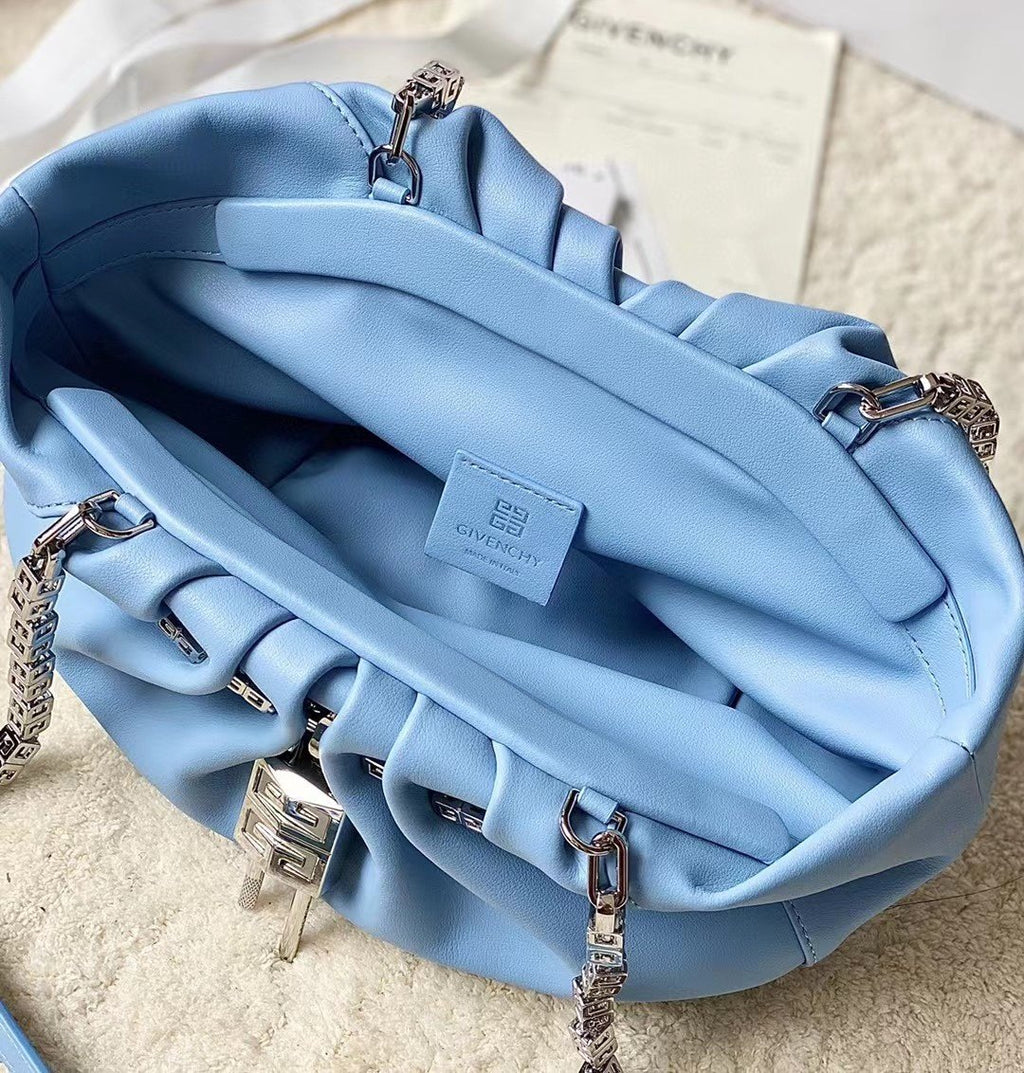 gv Small Kenny Bag Baby Blue For Women, Handbags, Shoulder Bags 12.6in/32cm GVC GLAMI50MJB1DM-453