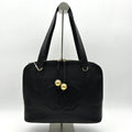 Pre-owned CHANEL Caviar Large CC Shoulder Bag Black  WD012636