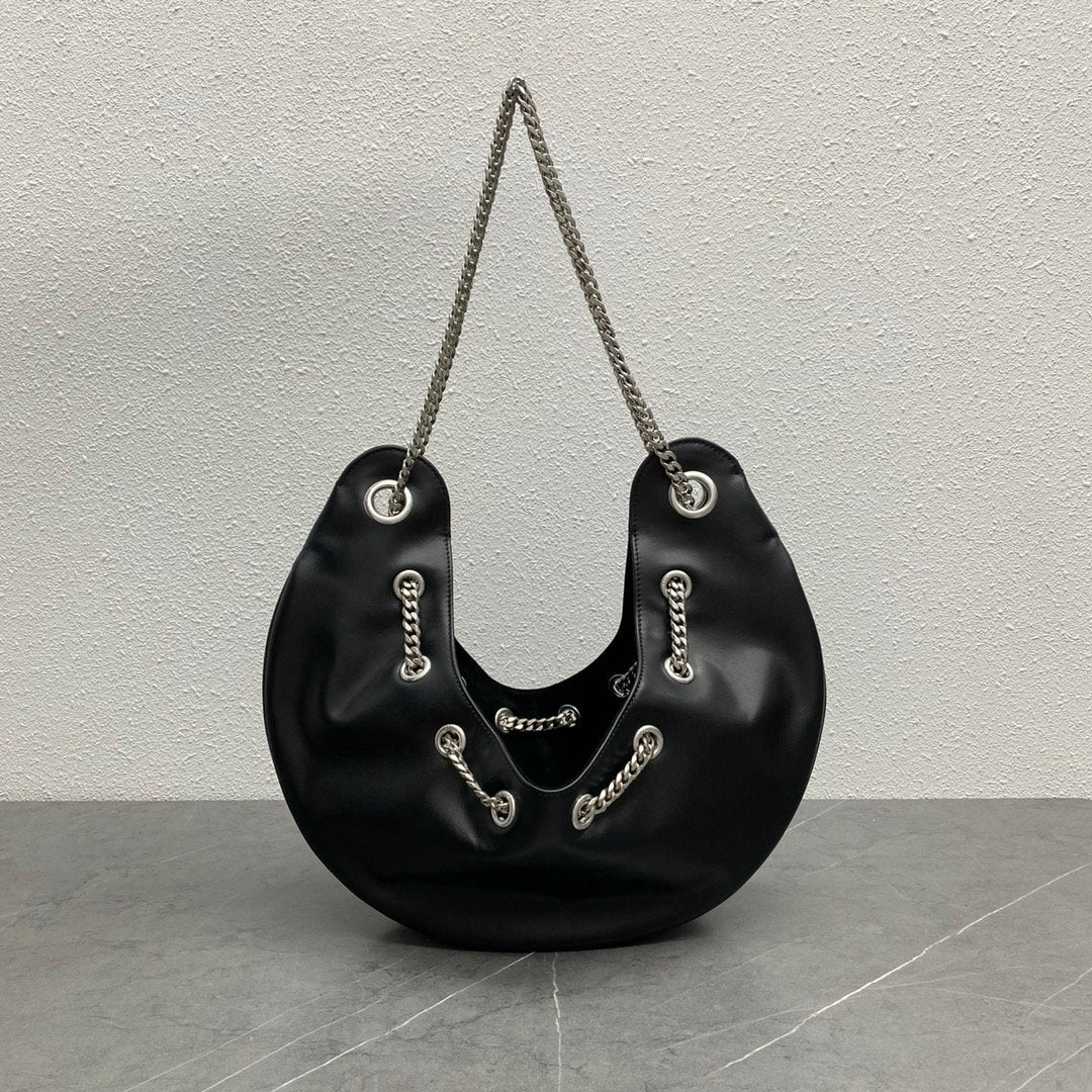 GLAMI Large Ava Chain Black For Women 13in/33cm 198993GLAMIQ.38SI