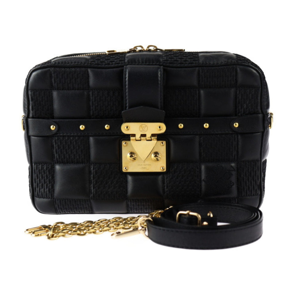 Elegant Black Leather Shoulder Bag - Excellent Condition