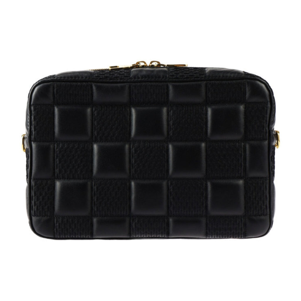 Elegant Black Leather Shoulder Bag - Excellent Condition