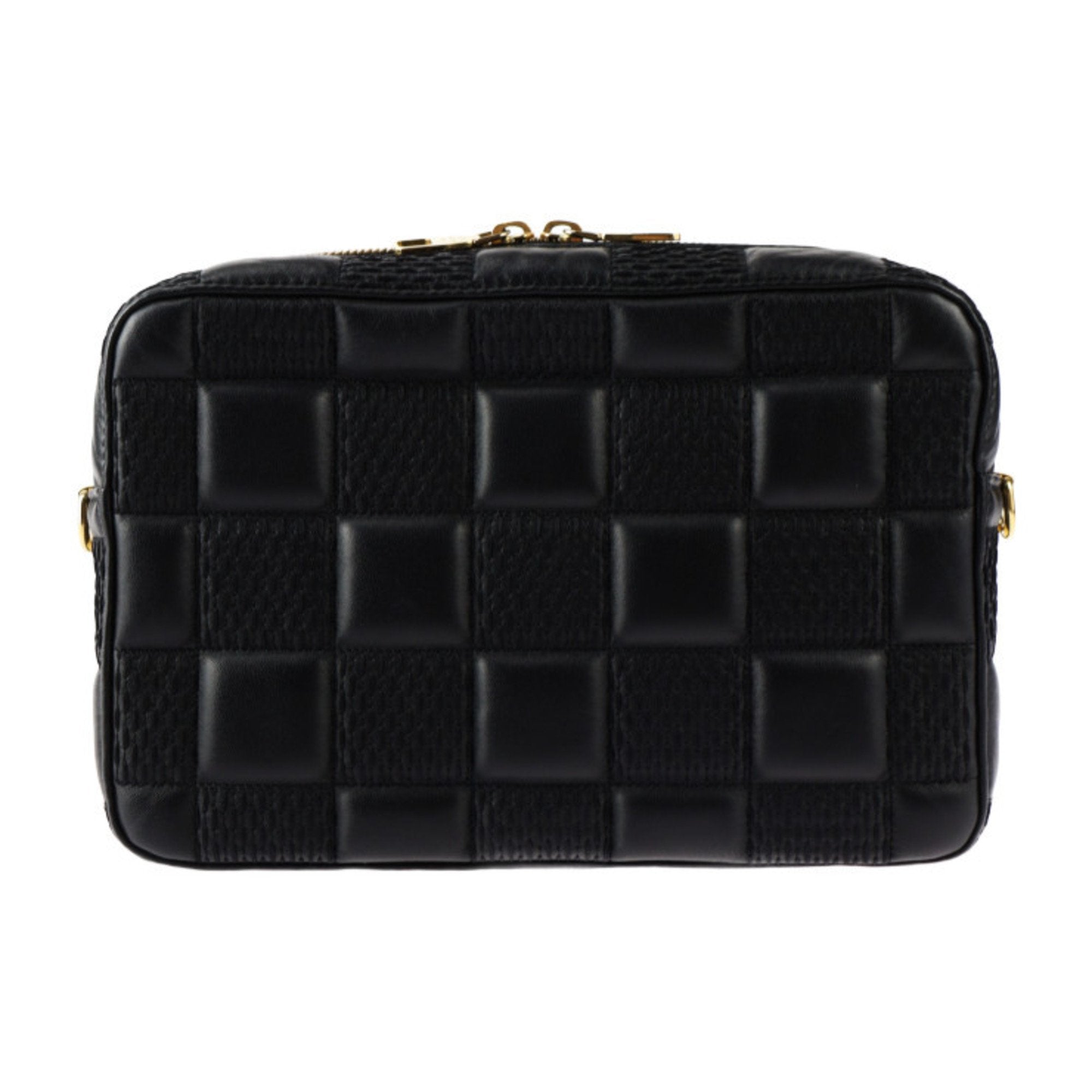 Elegant Black Leather Shoulder Bag - Excellent Condition