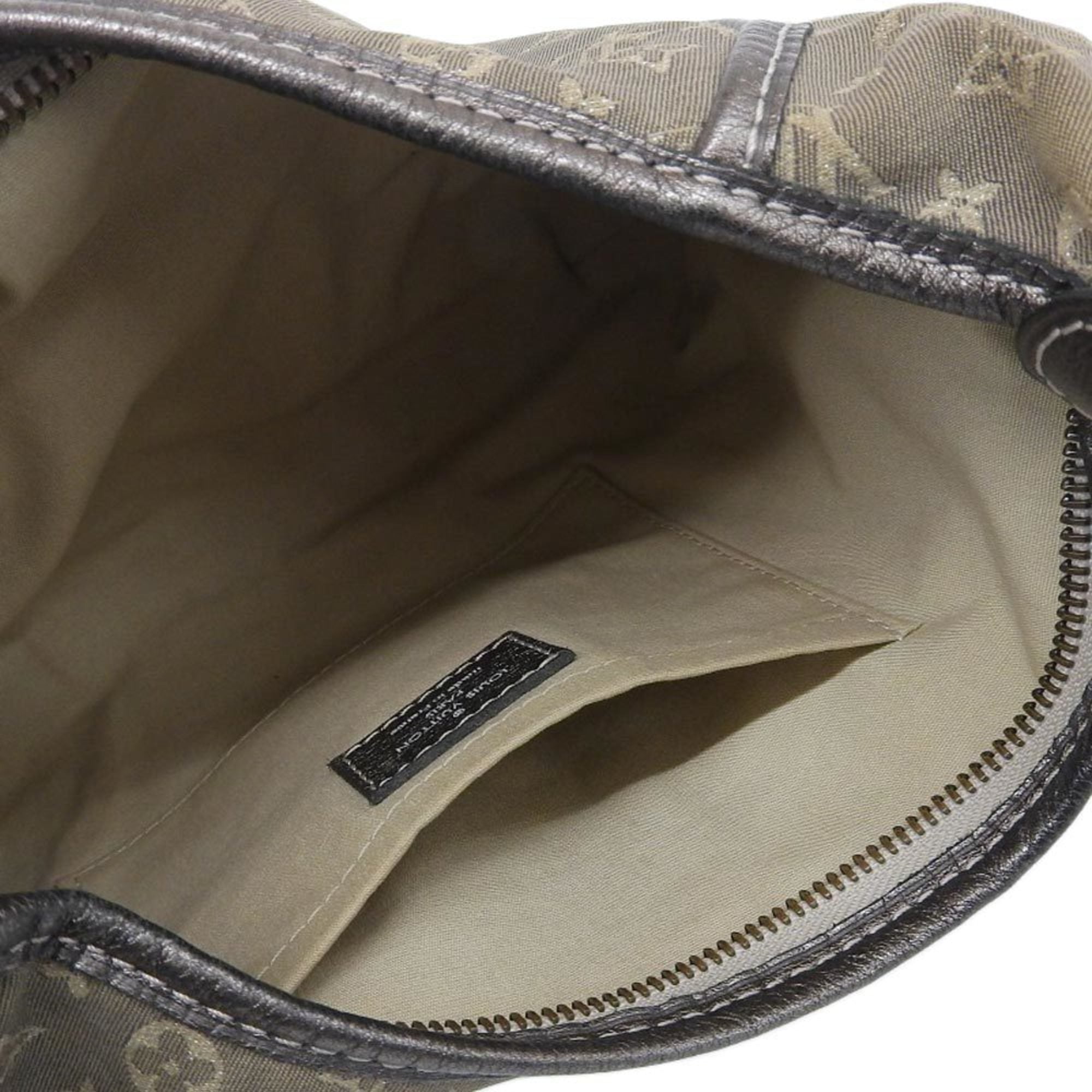 Elegant Grey Canvas Handbag with Iconic Design and Quality