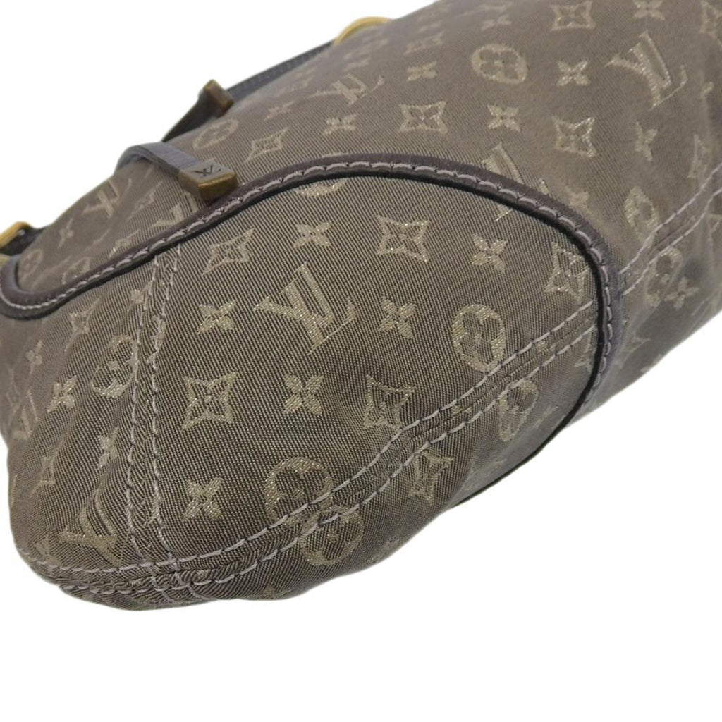 Elegant Grey Canvas Handbag with Iconic Design and Quality