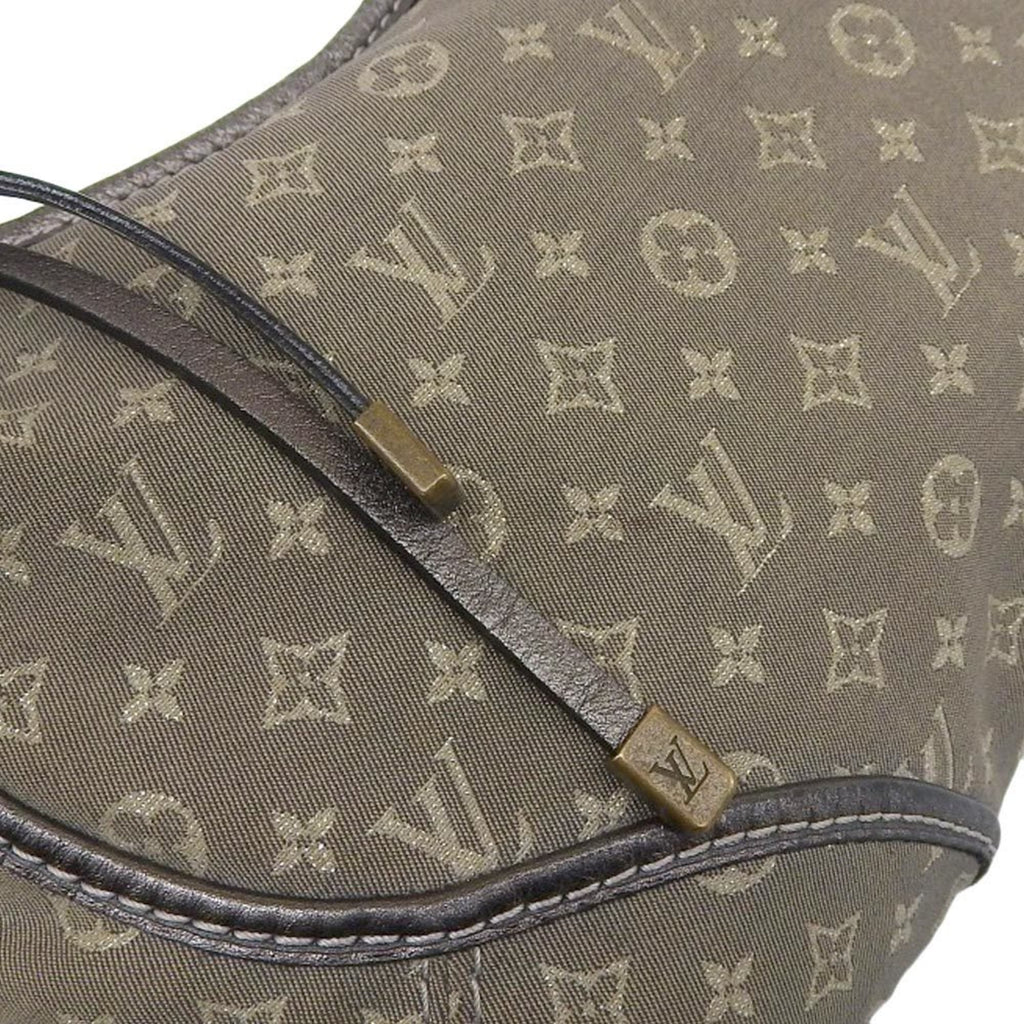 Elegant Grey Canvas Handbag with Iconic Design and Quality
