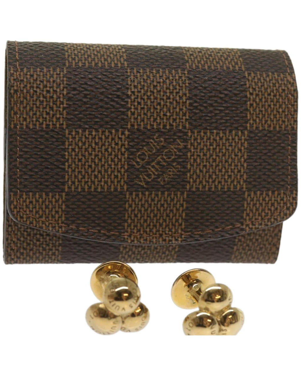 LOUIS VUITTON Damier Graphite Cufflinks