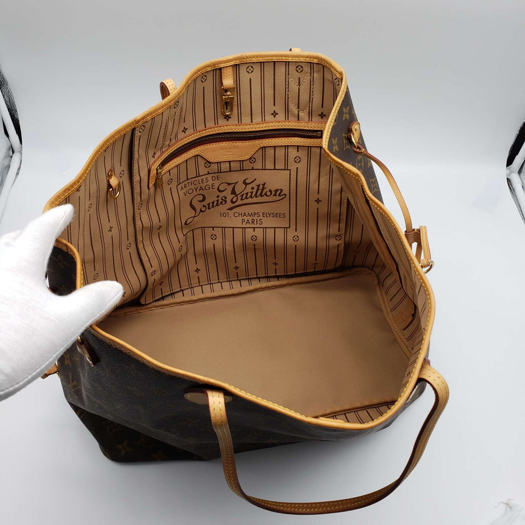 LOUIS VUITTON MONOGRAM NEVERFULL GM TOTE BAG