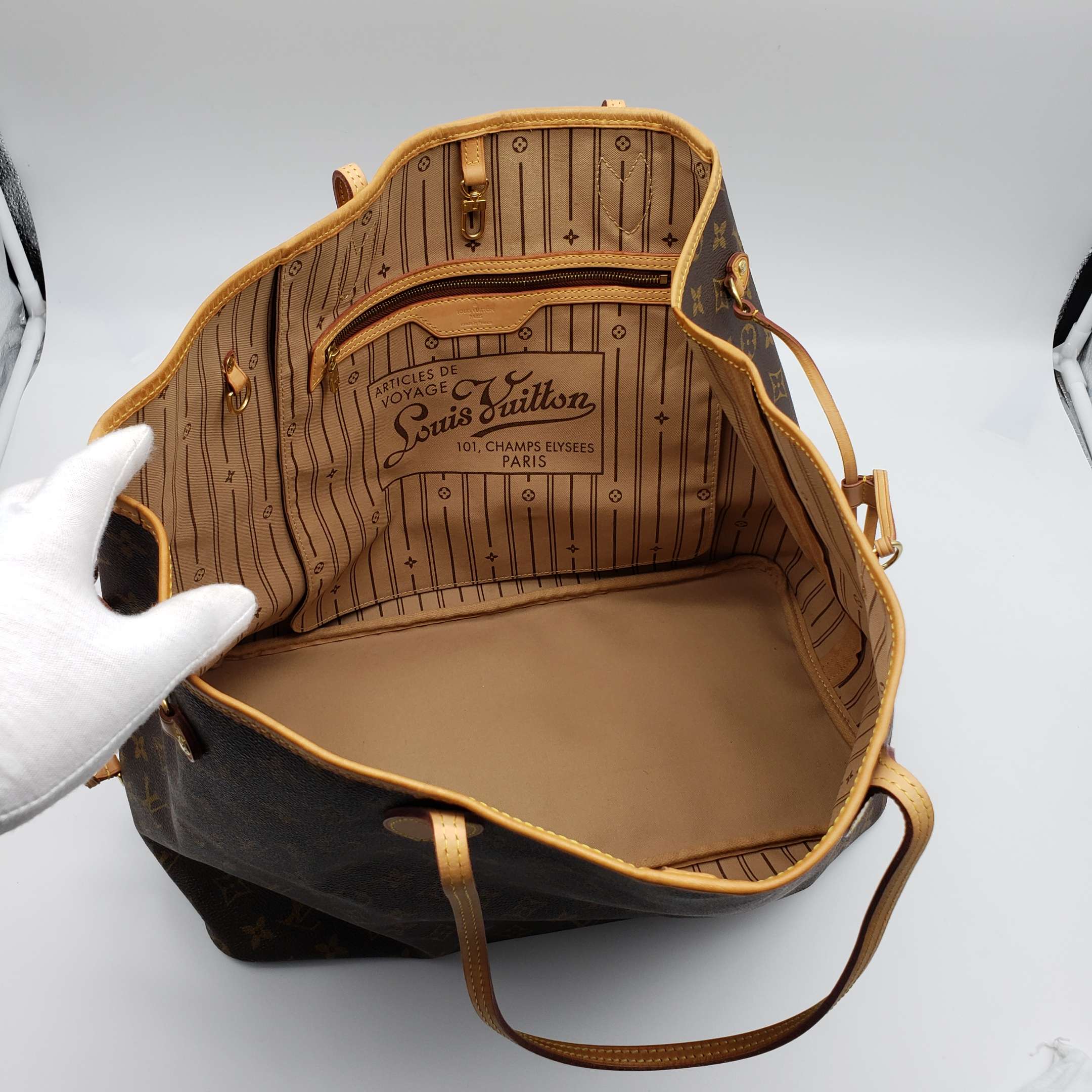 LOUIS VUITTON MONOGRAM NEVERFULL GM TOTE BAG