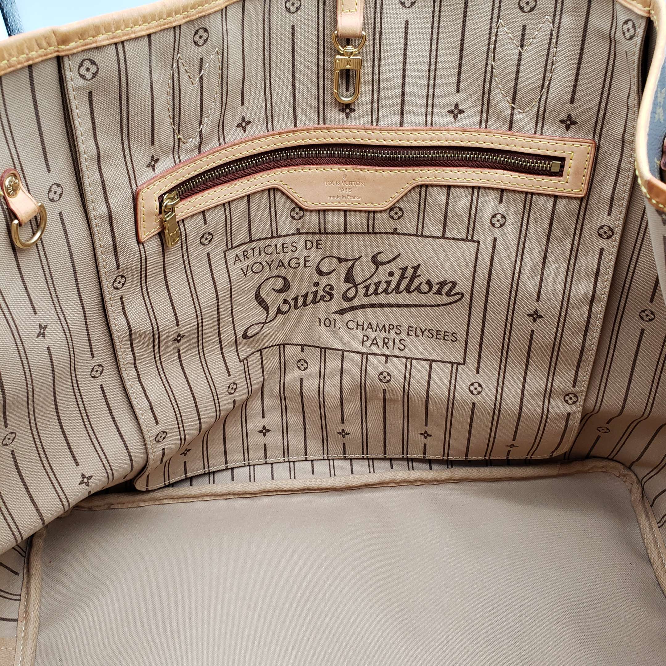 LOUIS VUITTON MONOGRAM NEVERFULL GM TOTE BAG