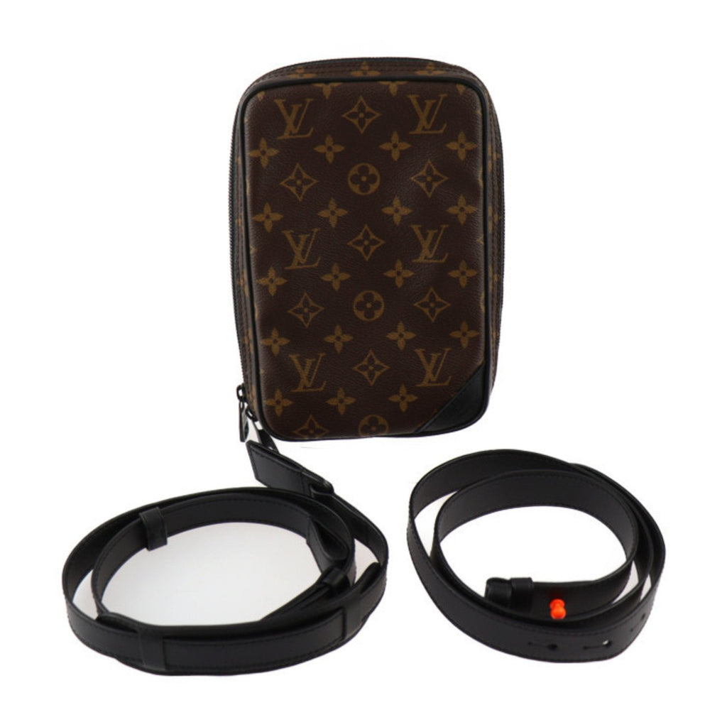 Versatile Monogram Leather Utility Bag