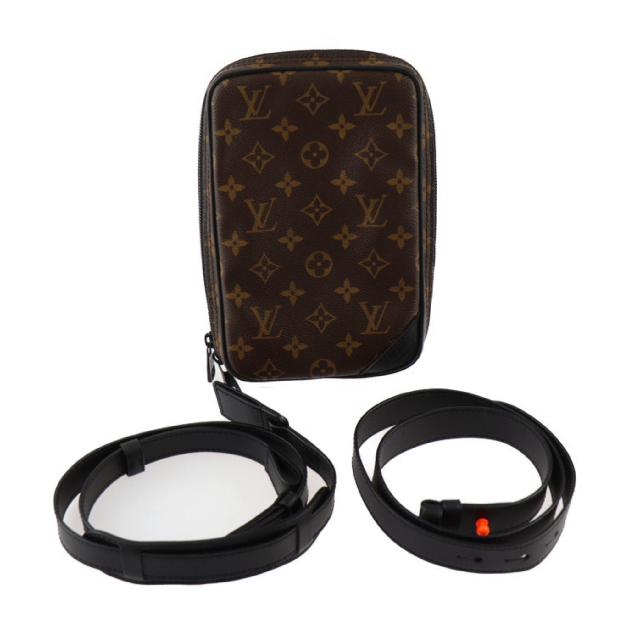 Versatile Monogram Leather Utility Bag