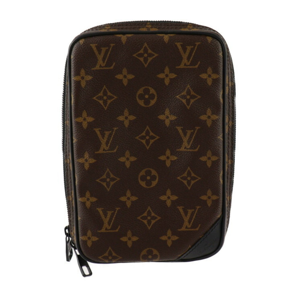 Versatile Monogram Leather Utility Bag