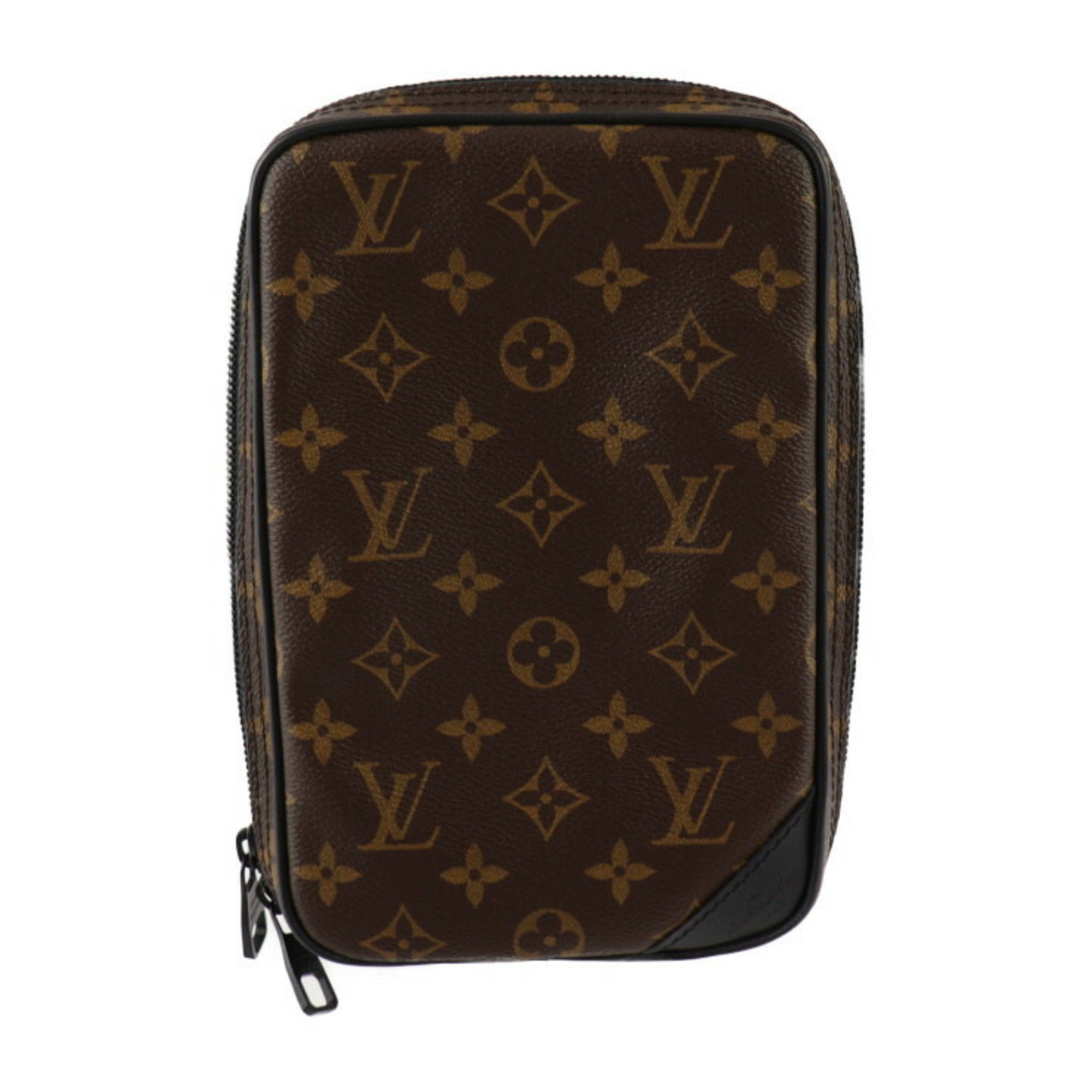 Versatile Monogram Leather Utility Bag