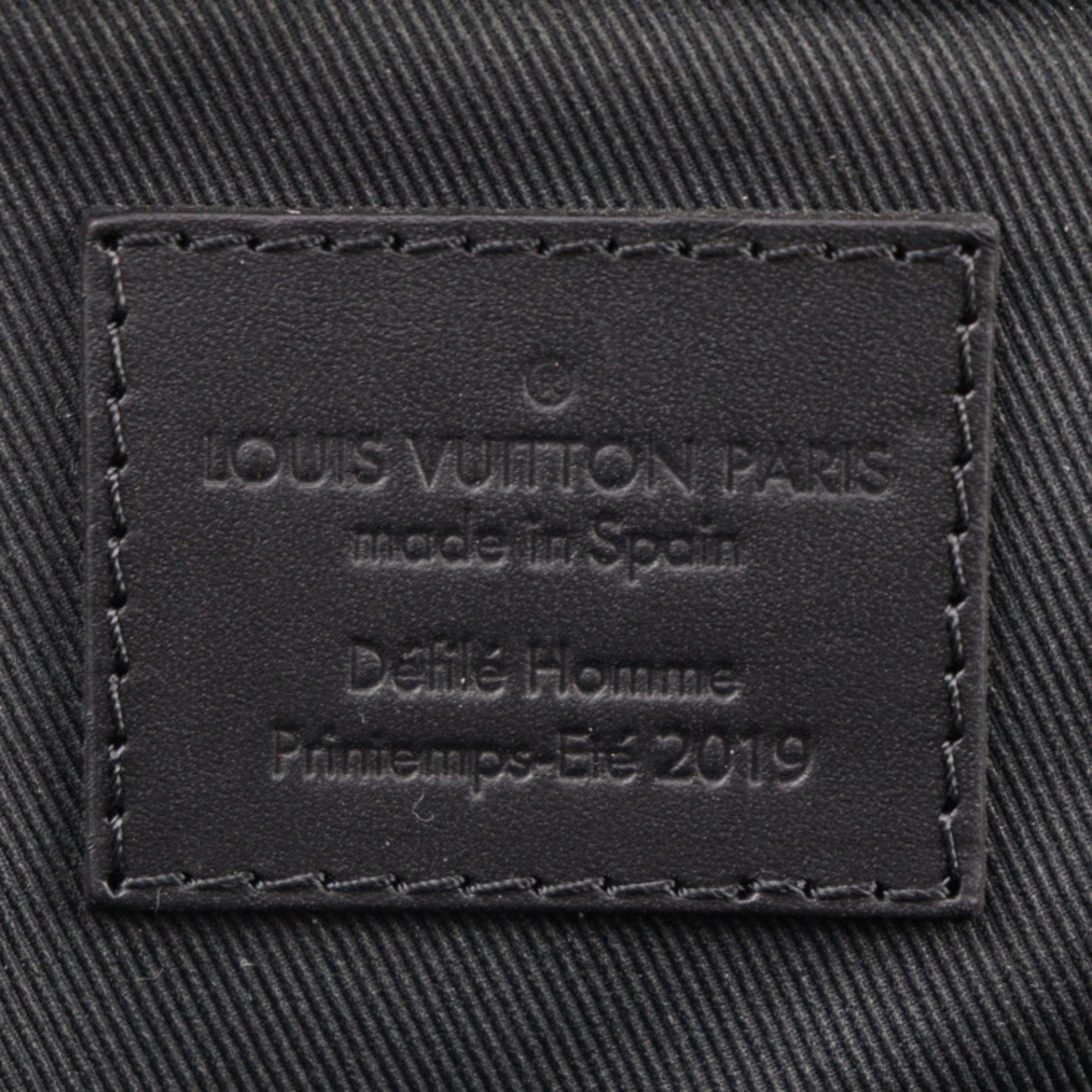 Versatile Monogram Leather Utility Bag