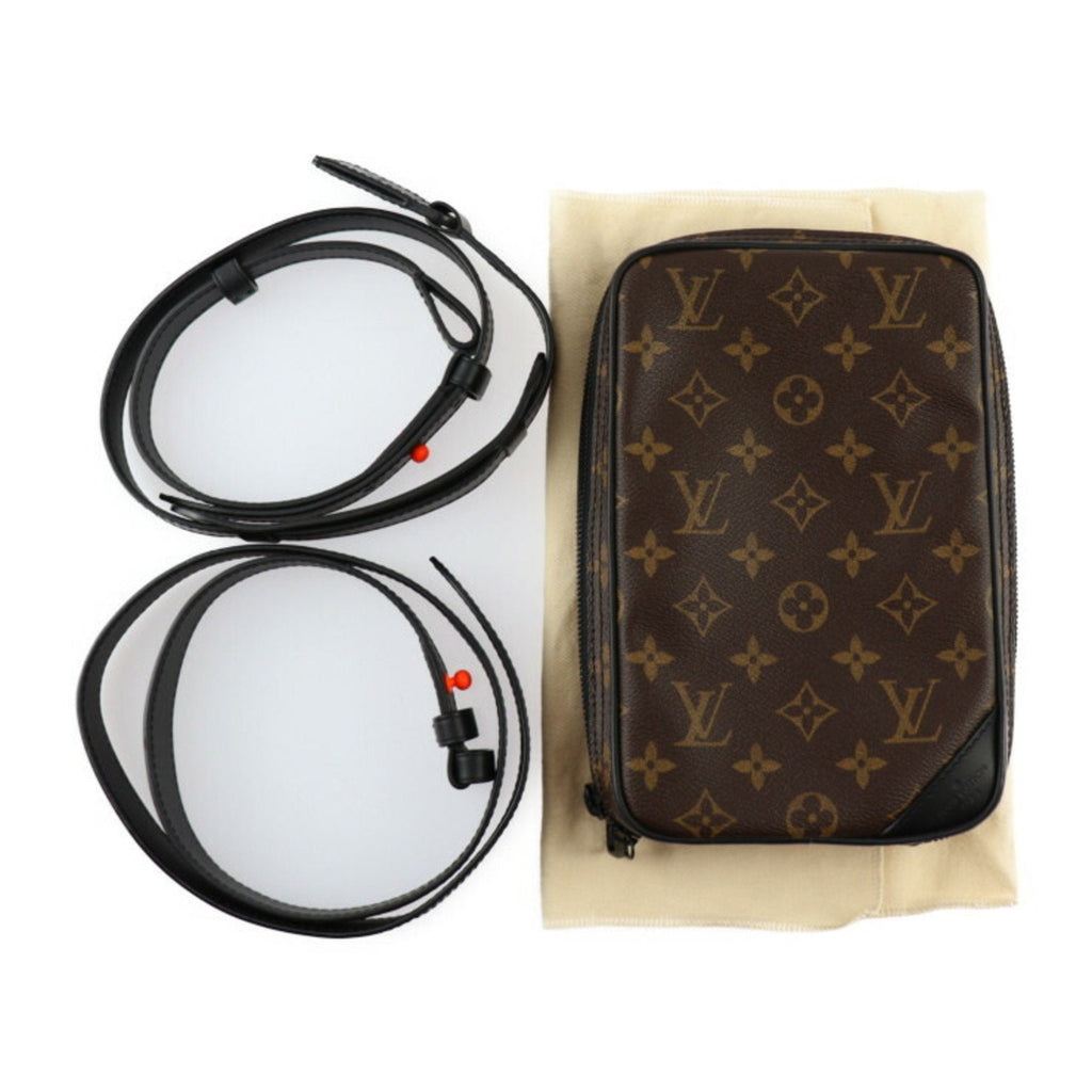 Versatile Monogram Leather Utility Bag