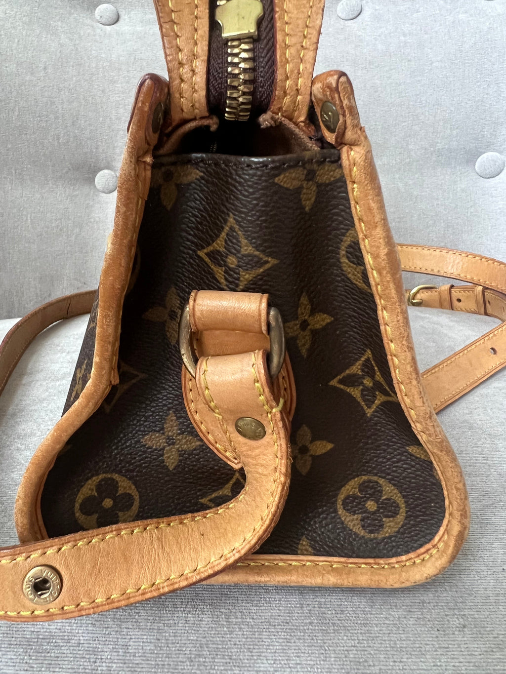 Louis Vuitton Popincourt with long strap in Monogram