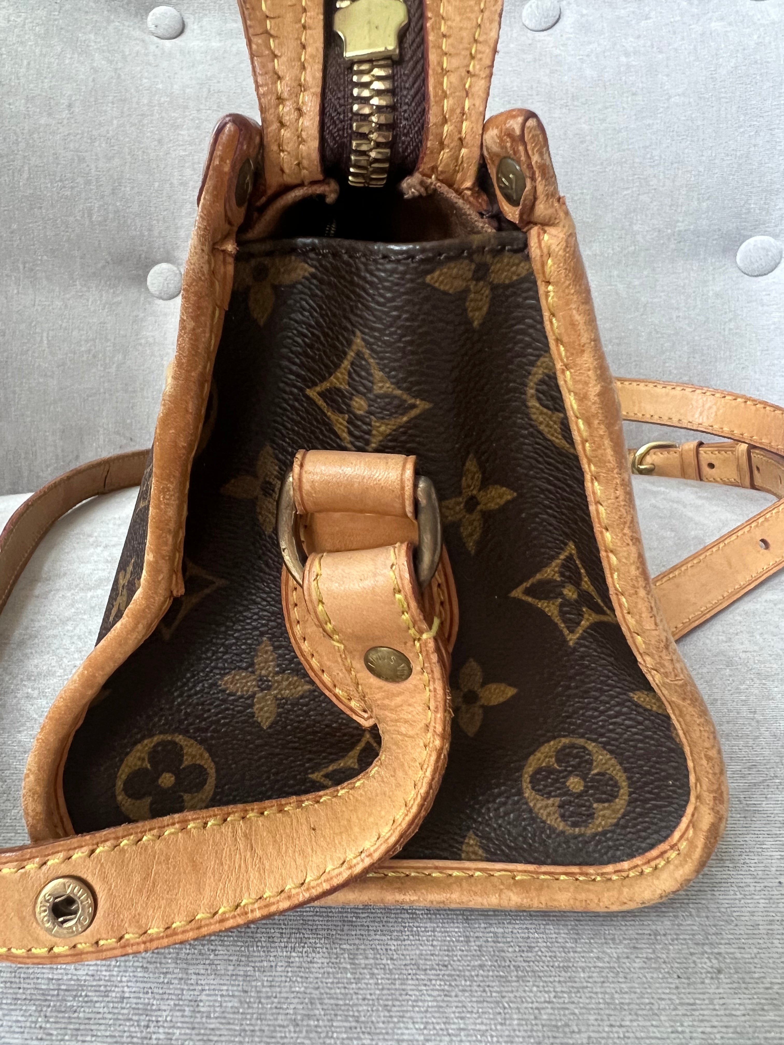 Louis Vuitton Popincourt with long strap in Monogram