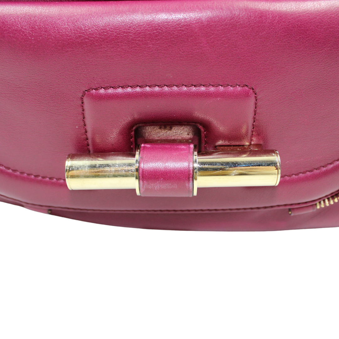 Jimmy Choo Justine Leather Handle Bag