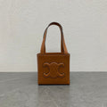 GLAMI Cube Bag Cuir Triomphe Square Tan For Women 6in/15cmÃƒâ€šÃ‚Â 