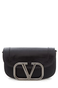 Valentino Black SuperVee Leather Handbag