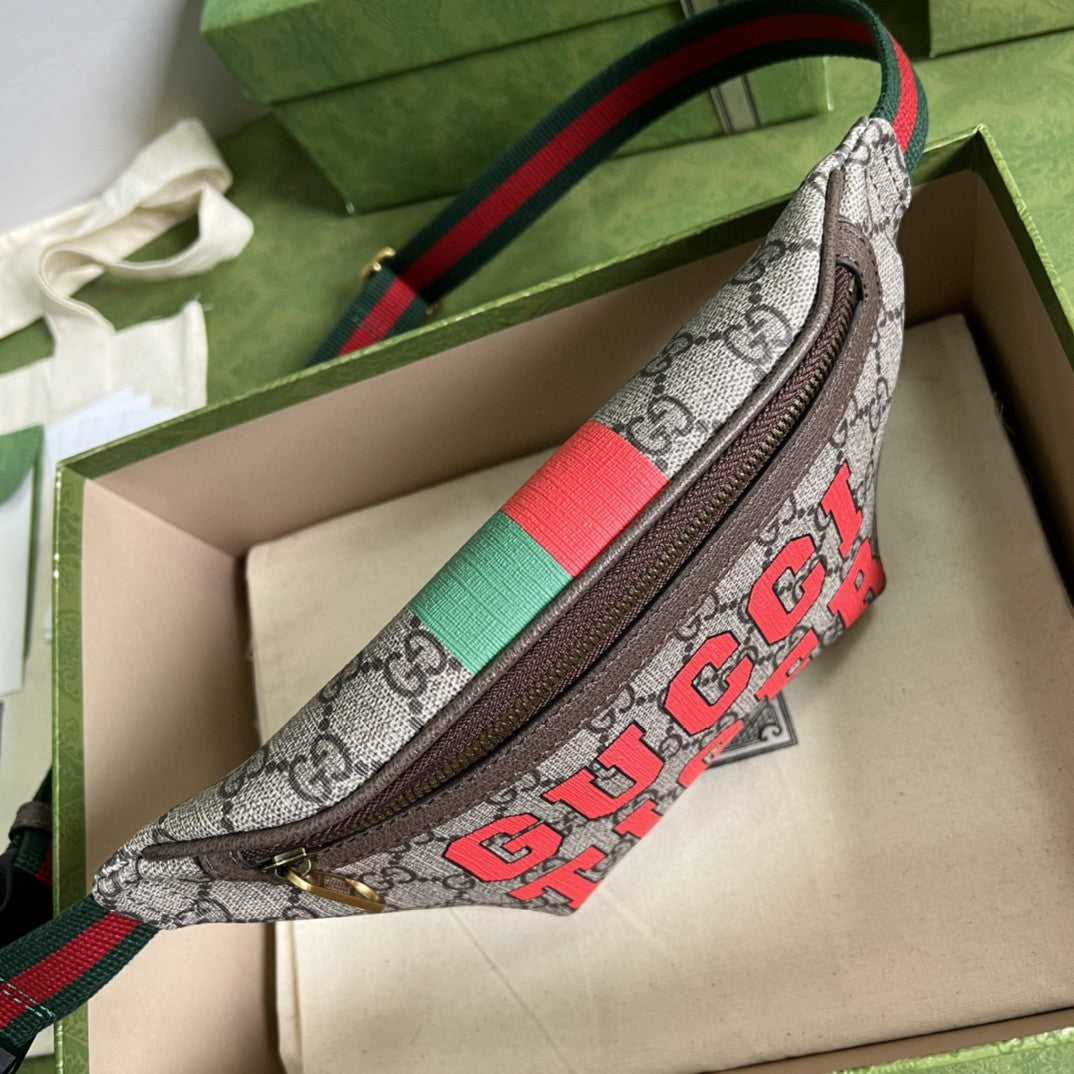 Glami Tiger Glami Belt Bag Beige And Ebony Glami Supreme Canvas For Women And Men  6in/16cm 675181 US7DC 9395