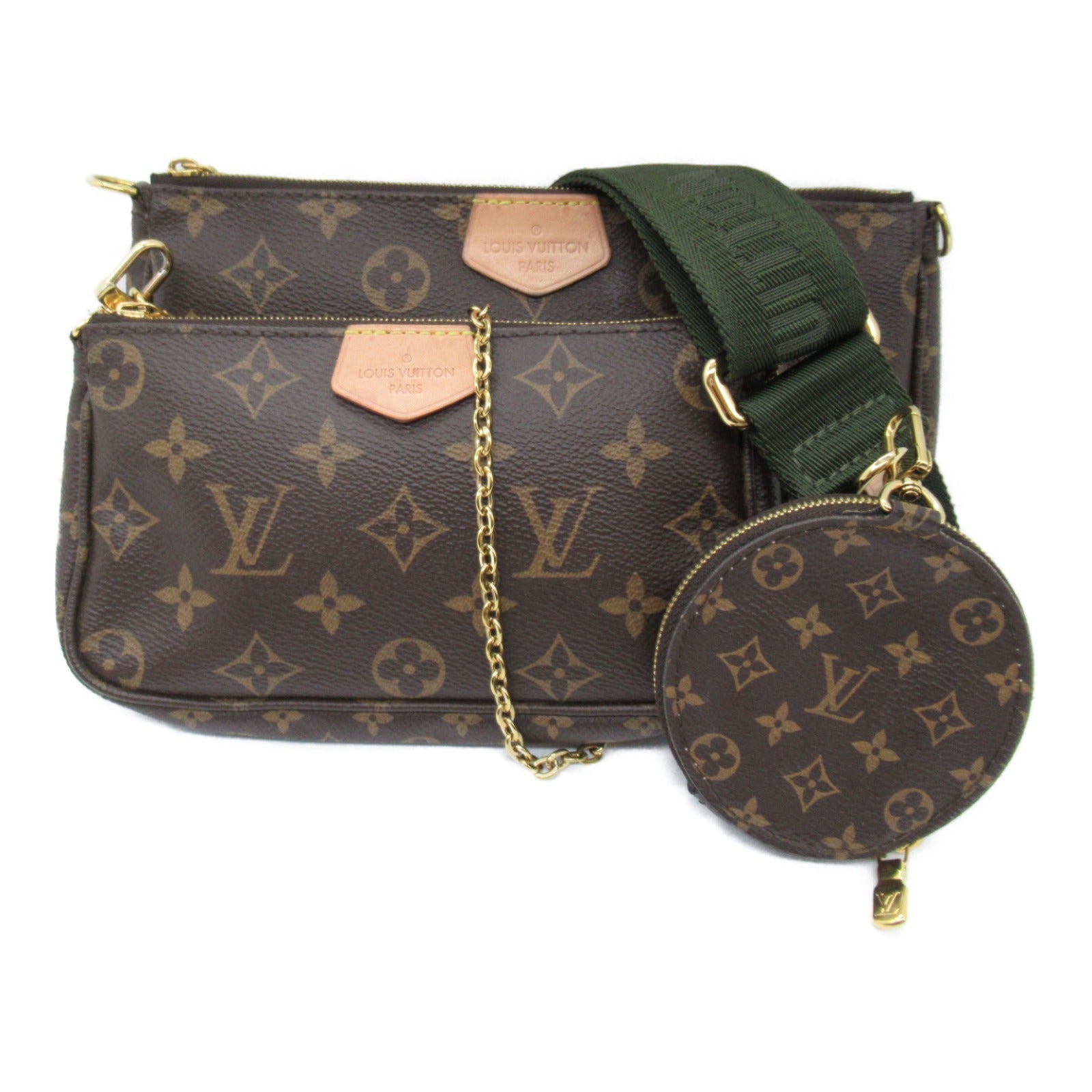 Louis Vuitton Louis Vuitton Multifunctional Accessories Pochette Accessories Bag PVC  Canvas Monogram  Brown Carry M44813