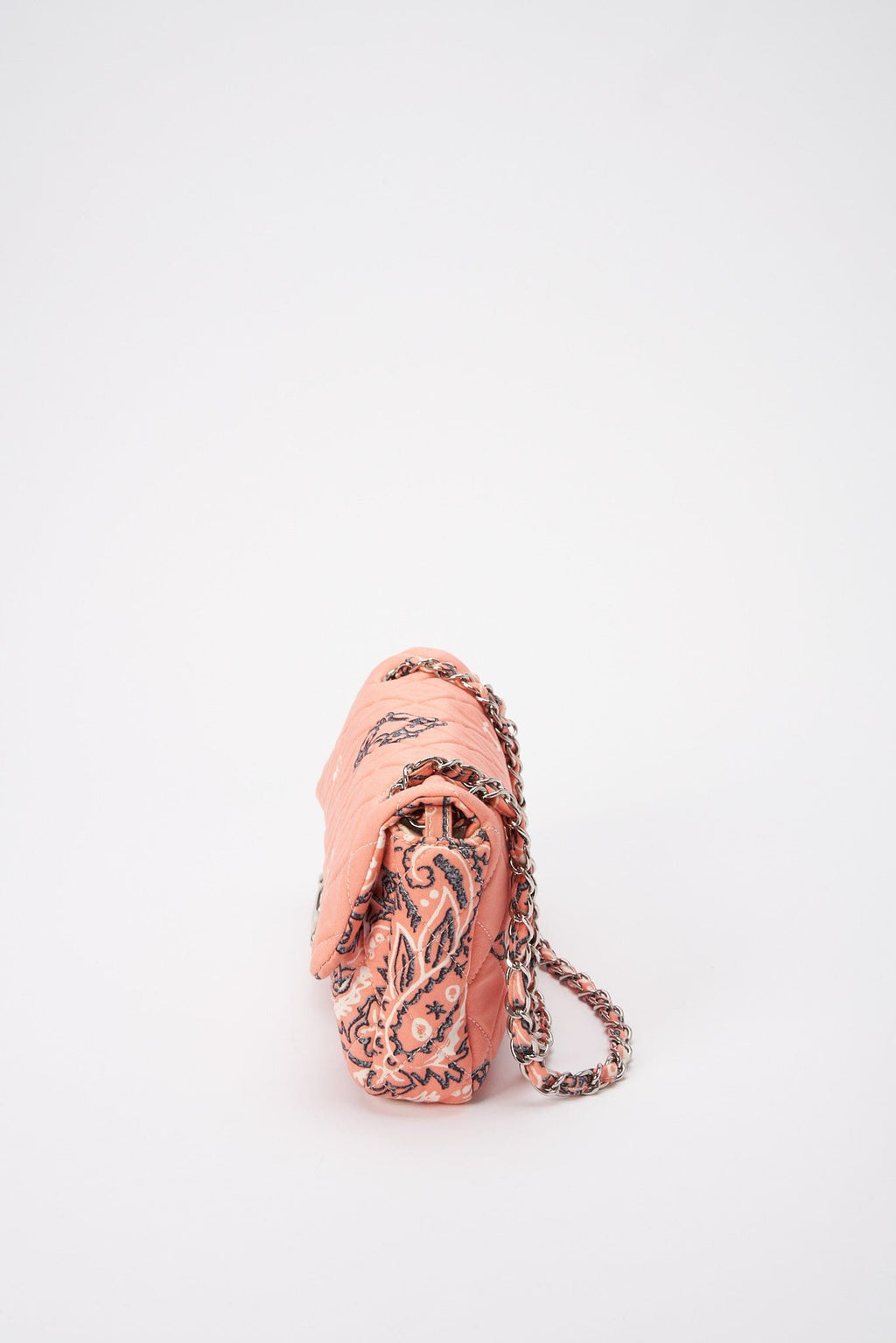 Chanel Bandana Paisley Print Cotton Flap Bag