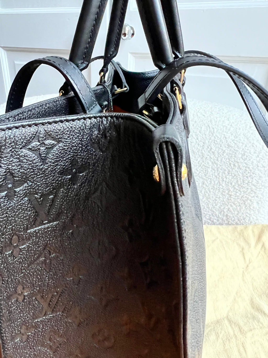 Louis Vuitton On the Go MM Black Empreinte (RRP £2,450)