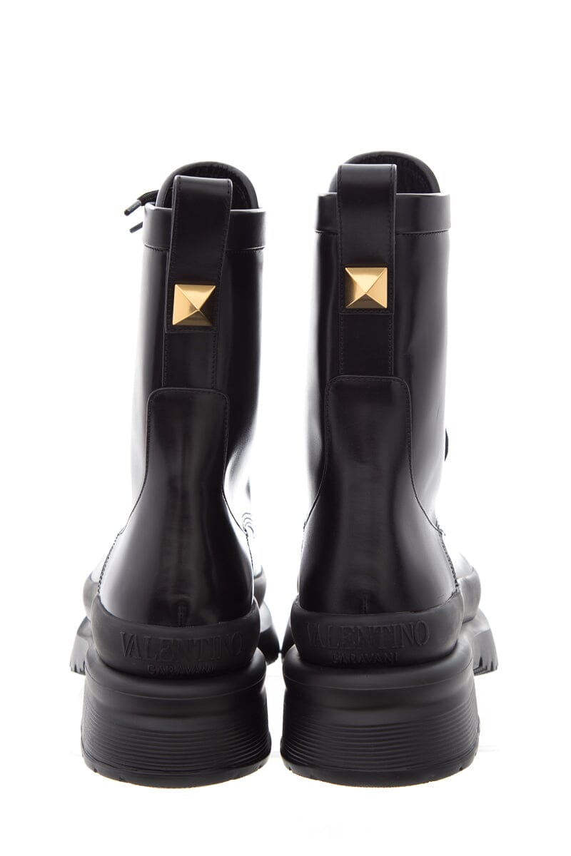 Valentino Black Boots with Rock Studs SZ 40 NWT