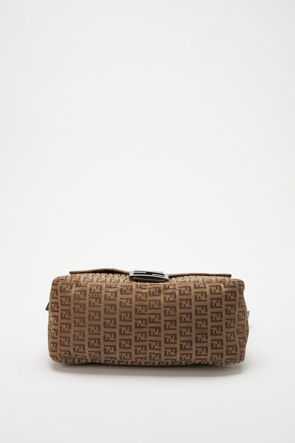 Fendi Vintage Mamma Baguette in Brown Zucchino Canvas