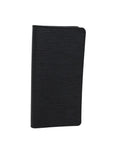 LOUIS VUITTON PorteCartes Black Leather Card Case