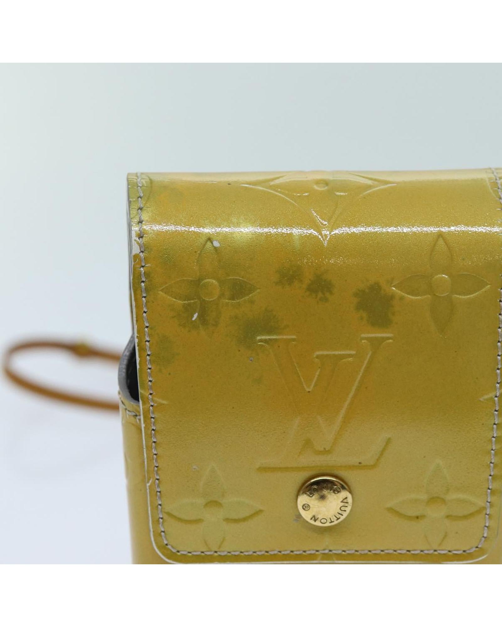 LOUIS VUITTON Pochette Accessoires Yellow Clutch Bag