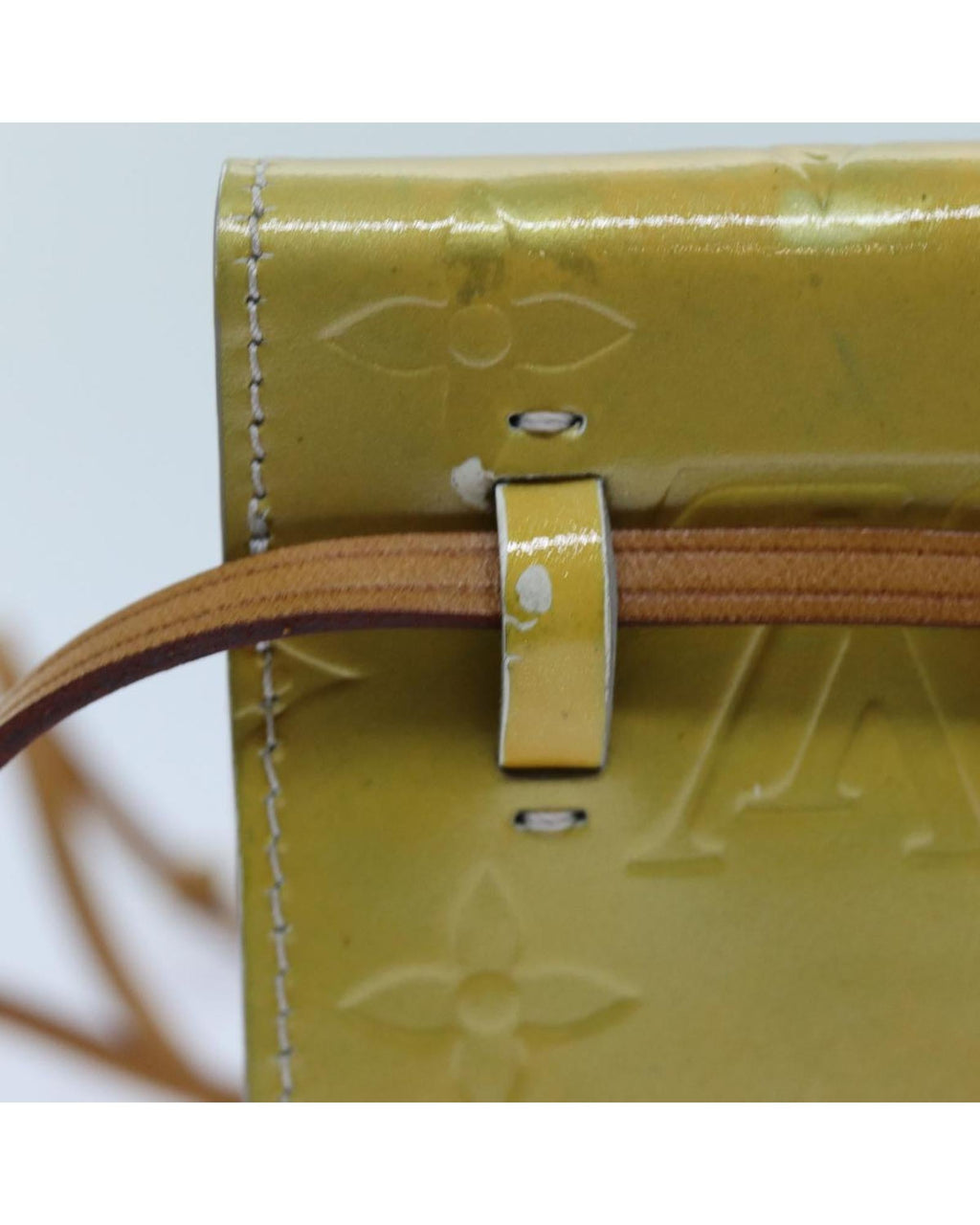 LOUIS VUITTON Pochette Accessoires Yellow Clutch Bag