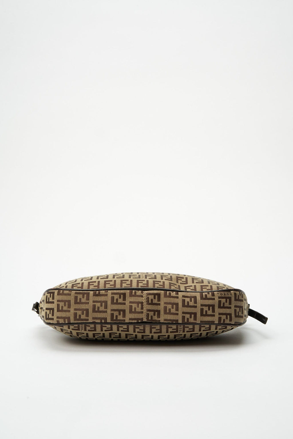 Vintage Fendi Zucchino Canvas Pochette Bag
