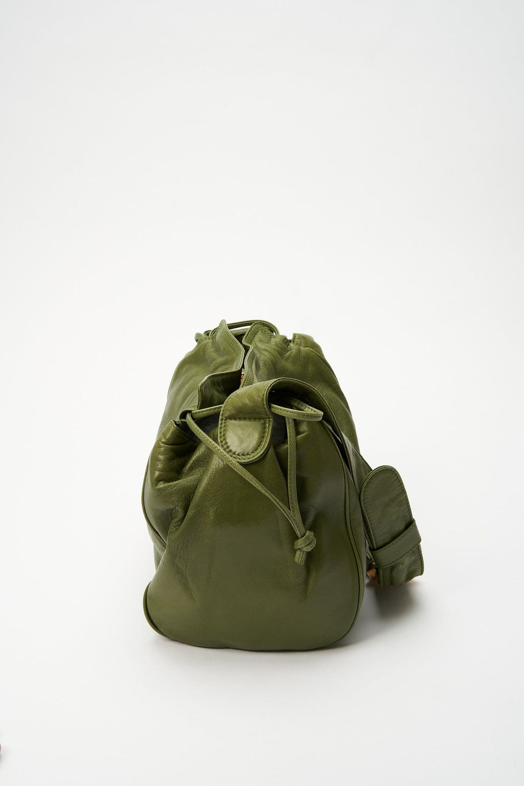Vintage Loewe Green Crossbody Bag