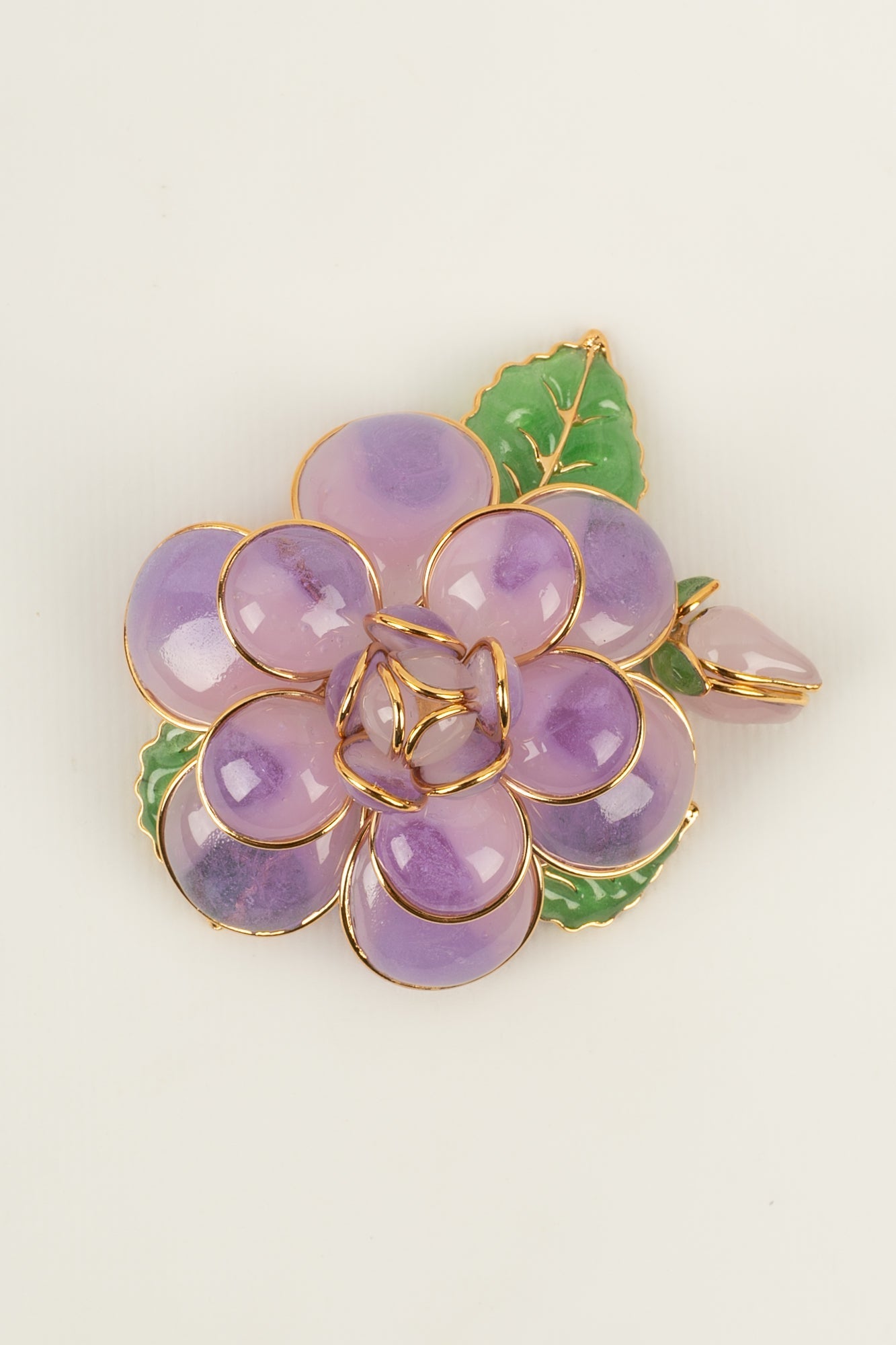 Broche / pendentif fleur Augustine