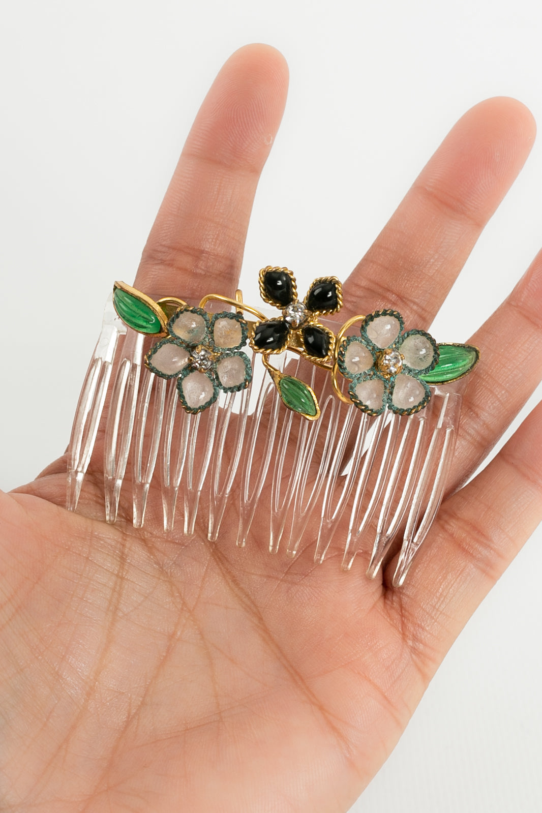 Peigne bijou en pÃƒÆ’Ã‚Â¢te de verre