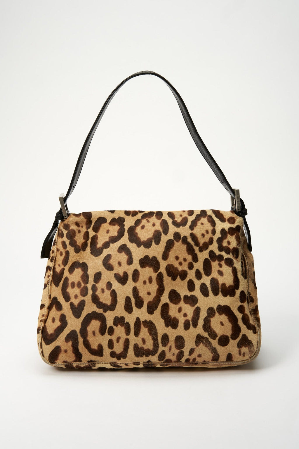 Fendi Vintage Mamma Baguette in Leopard Print Calf Hair