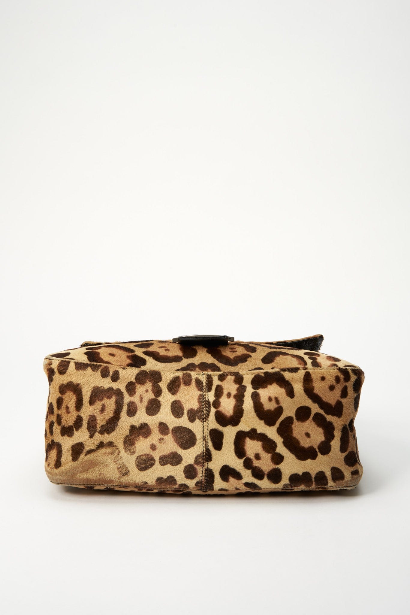 Fendi Vintage Mamma Baguette in Leopard Print Calf Hair