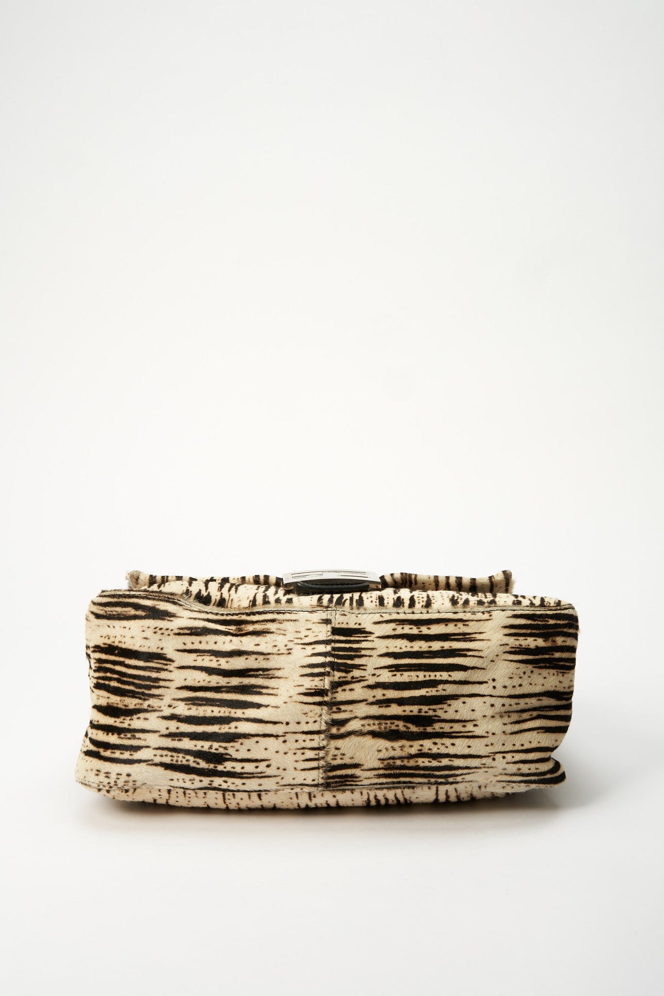 Fendi Vintage Mamma Baguette in Zebra Print Calf Hair