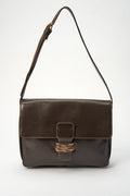 Vintage Loewe Brown Leather Crossbody