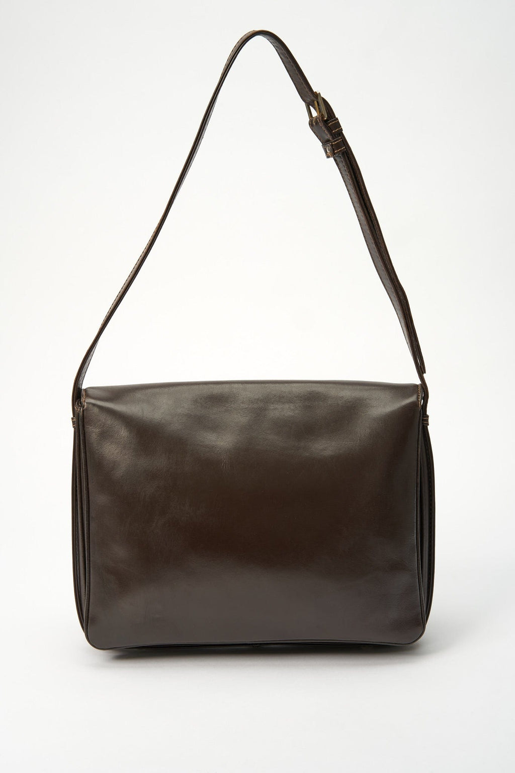 Vintage Loewe Brown Leather Crossbody