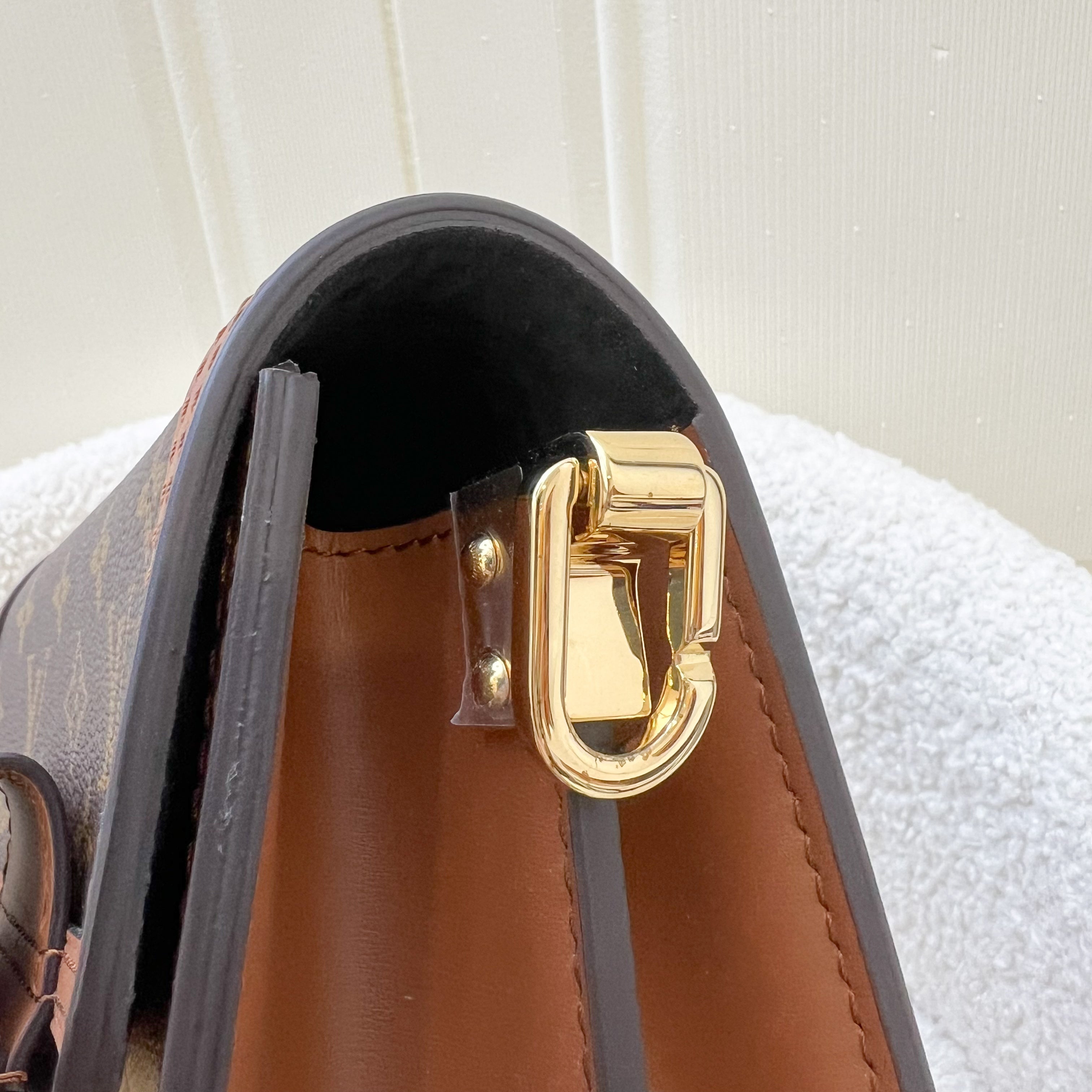 LV Mini Dauphine in Reverse Monogram, Monogram Canvas and GHW