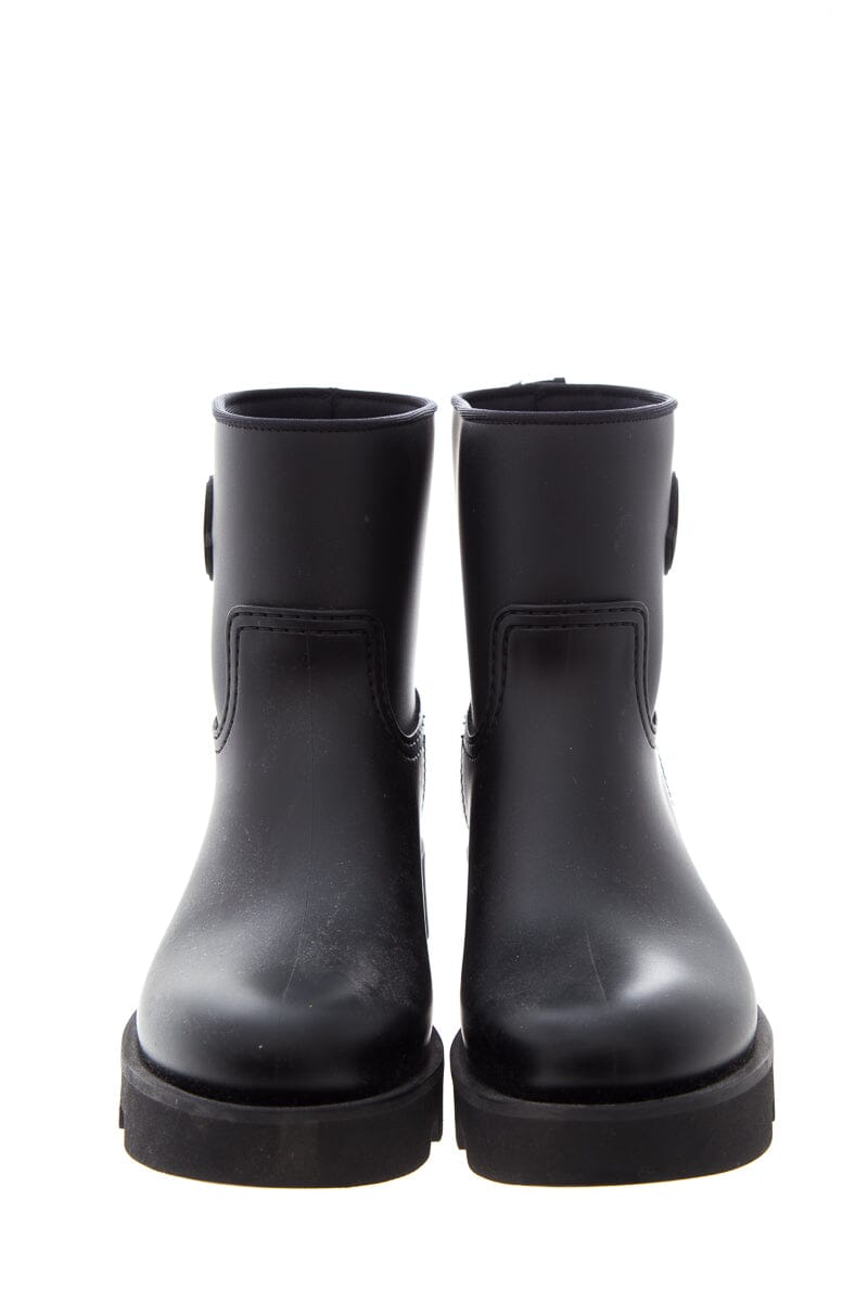 Moncler Black Rain Boots SZ 39